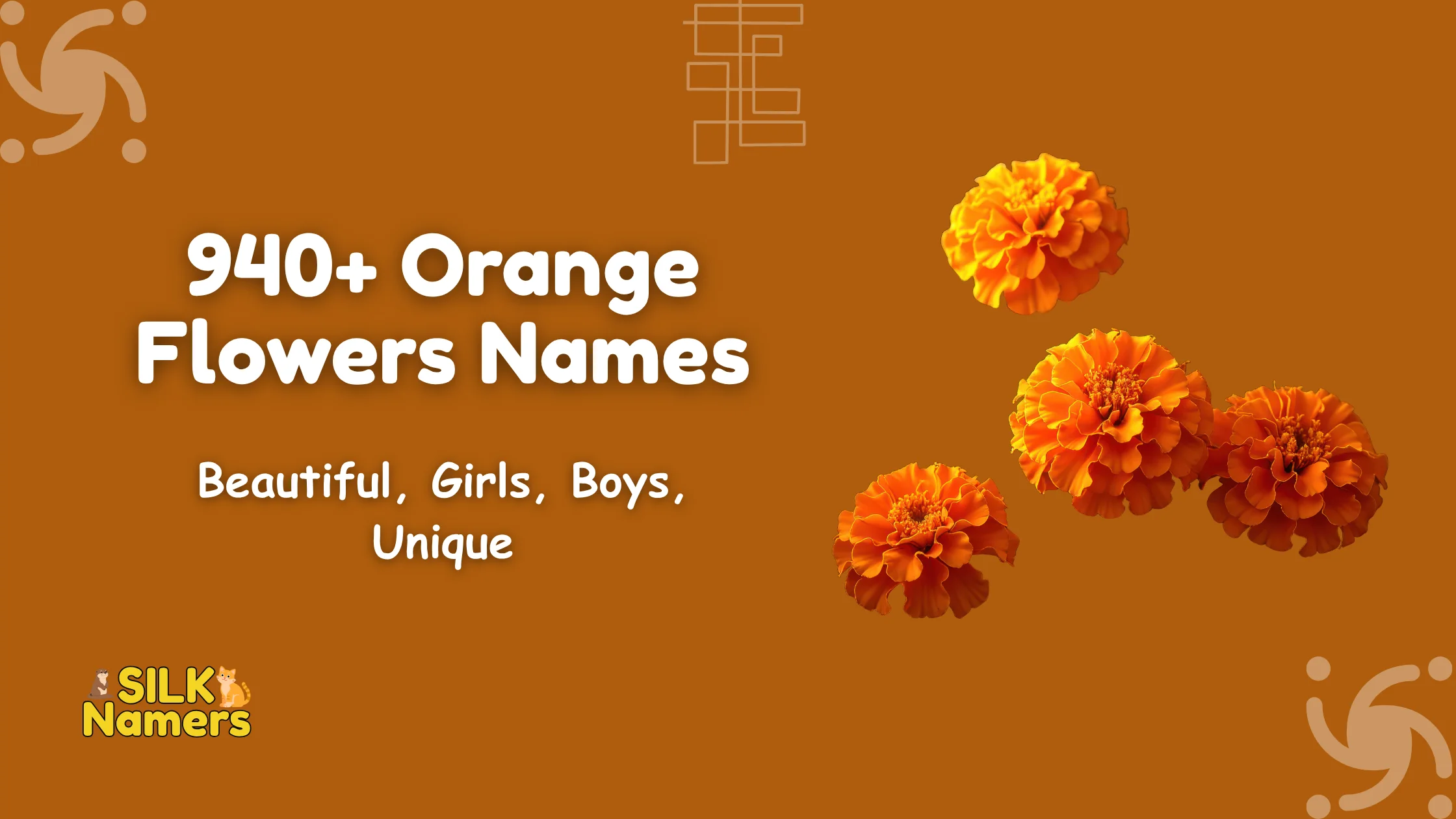 Orange Flowers Names