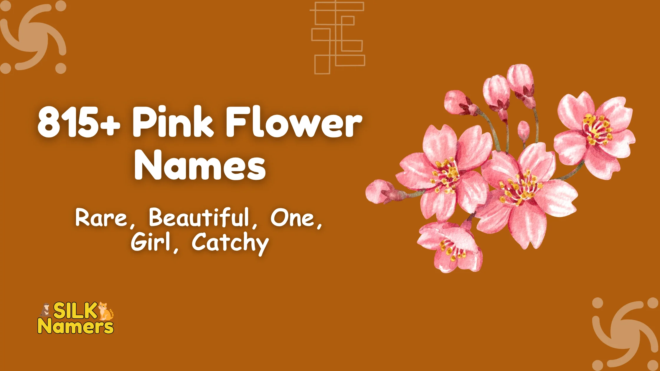 Pink Flower Names