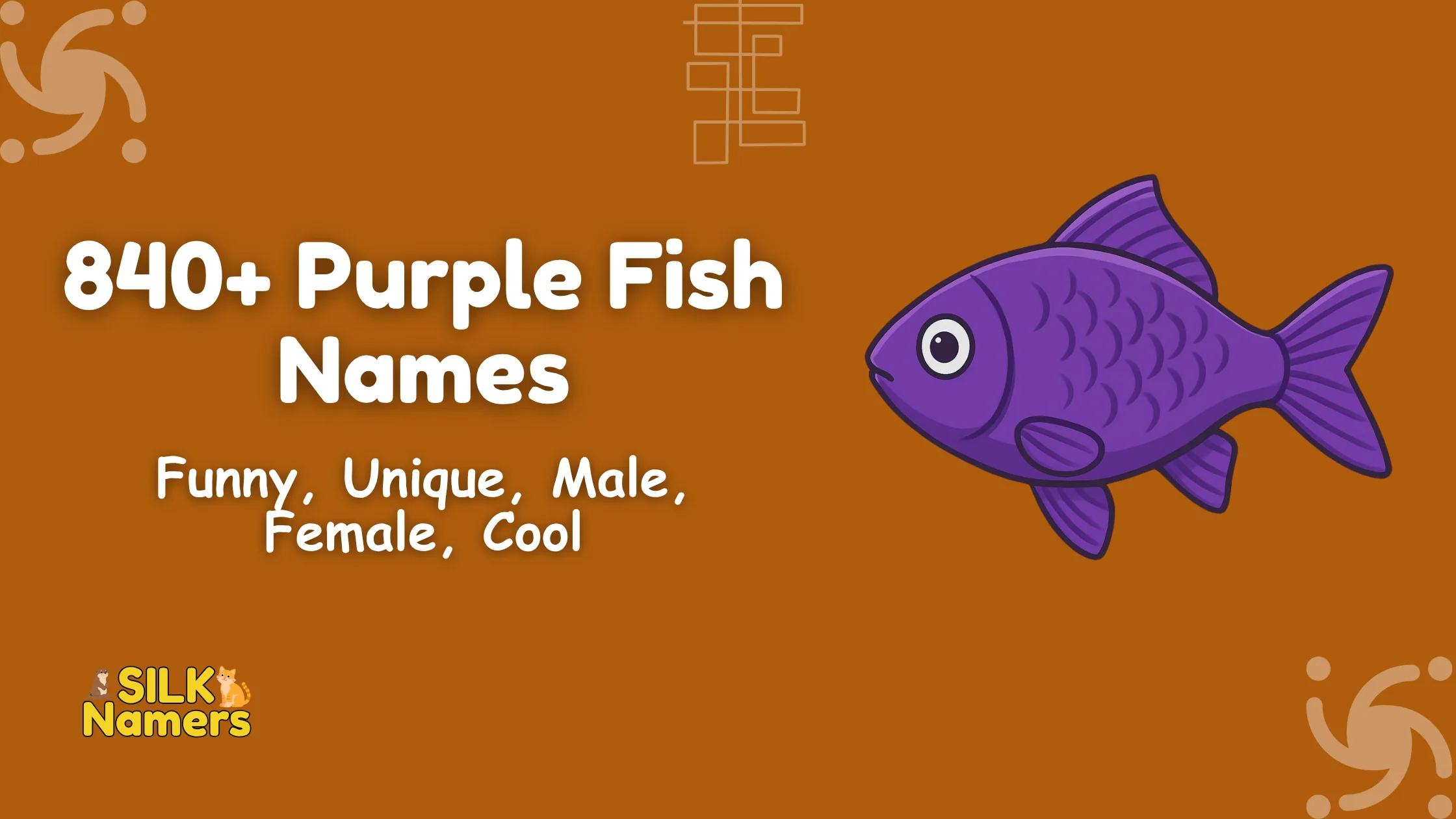 Purple Fish Names